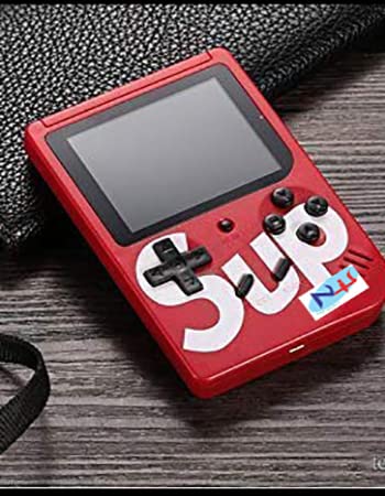 New World SUP Handheld Game Console,Classic Retro Video Gaming Player Colorful LCD Screen USB Rechargeable Portable Game Console with 400 in 1 Classic Old Games Best Toy Gift for Kids